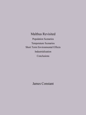cover image of Malthusianism Revised